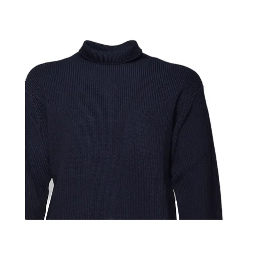Ribbed High-Neck Sweater