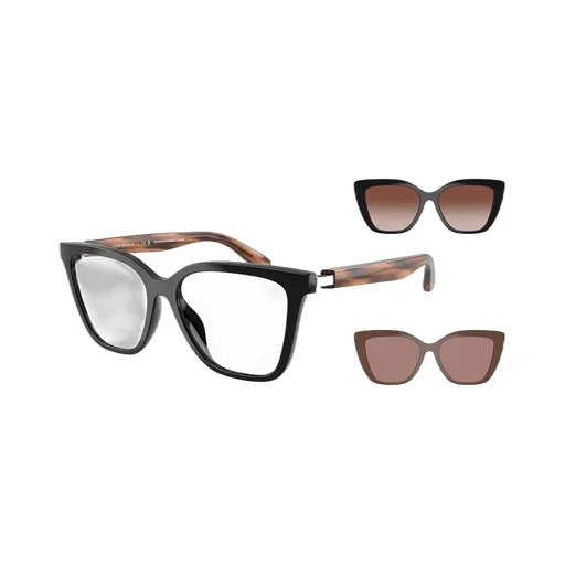 Emporio Armani Square Frame Clip-On Sunglasses