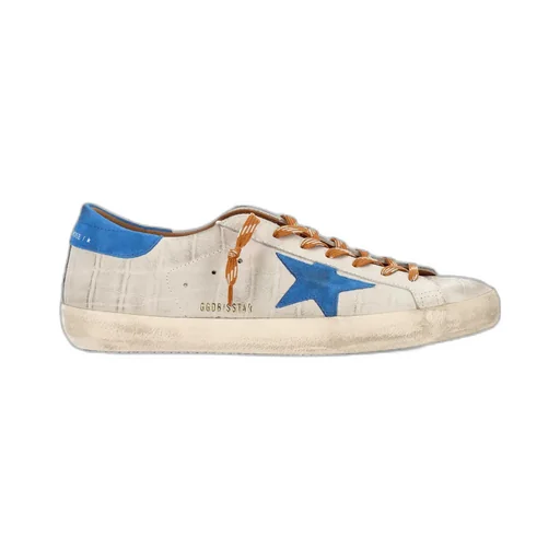 Crocodile-Effect Star Low-Top Sneakers