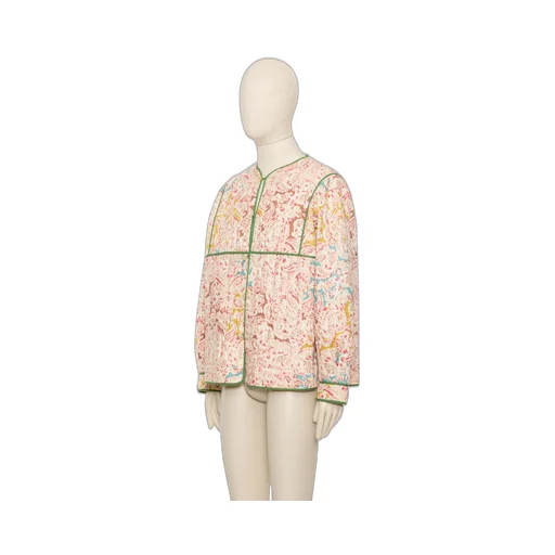 Paisley-Print Linen Shirt