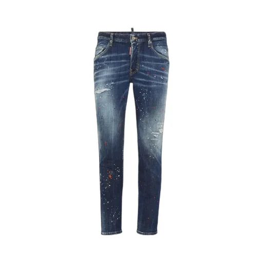 Dsquared2 Dark Rinse Wash Cool Guy Distressed Jeans