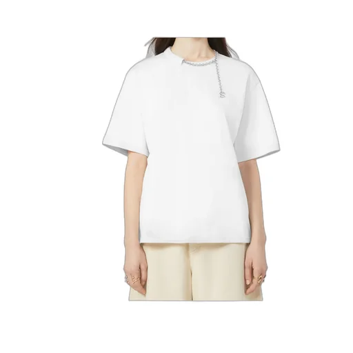 Draped-Design T-Shirt