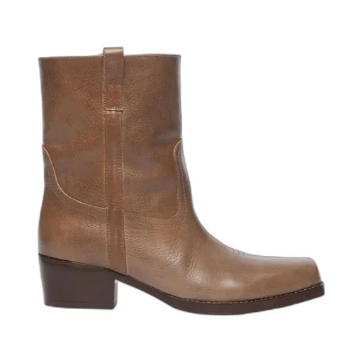 Square Toe Ankle Boots