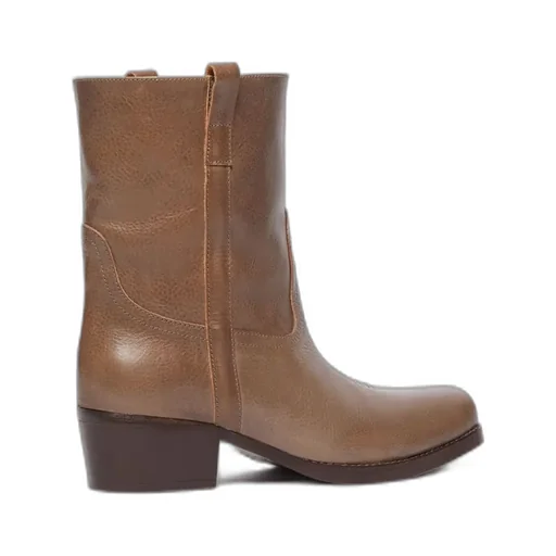 Square Toe Ankle Boots