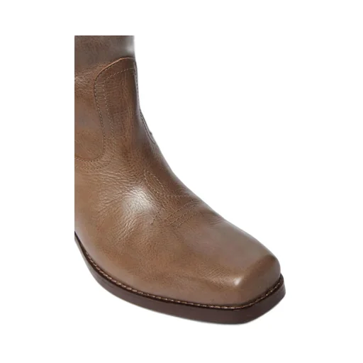 Square Toe Ankle Boots