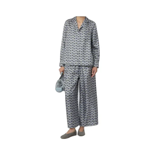 Wide-Fit Silk Trousers
