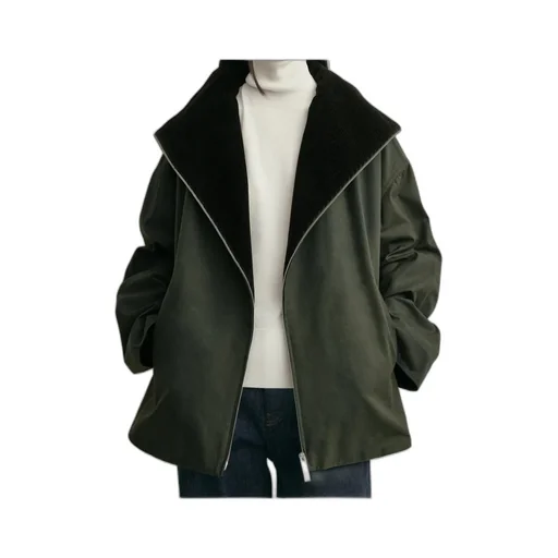 TotÊMe Long Sleeved Corduroy-Collar Jacket