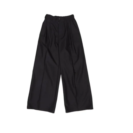 Maison Margiela Wide-Leg Pleated Trousers