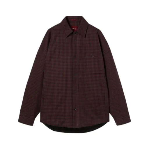 Gucci Plaid Fleece Jacket