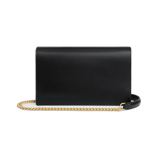 Envelope Wallet On Chain In Shiny Calfskin