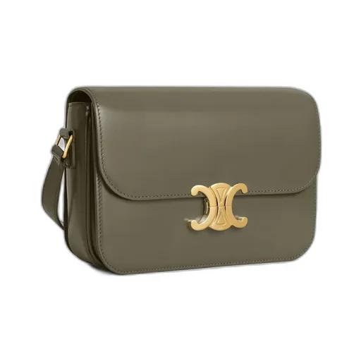Classique Triomphe Bag In Shiny Calfskin