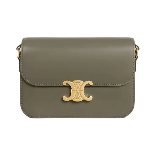 Classique Triomphe Bag In Shiny Calfskin