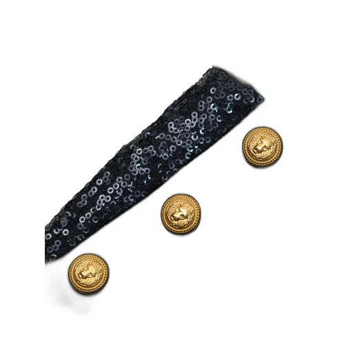 Balmain Kids Sequin Embellished Skirt