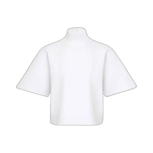 AlaÏA Ribbed High Neck T-Shirt