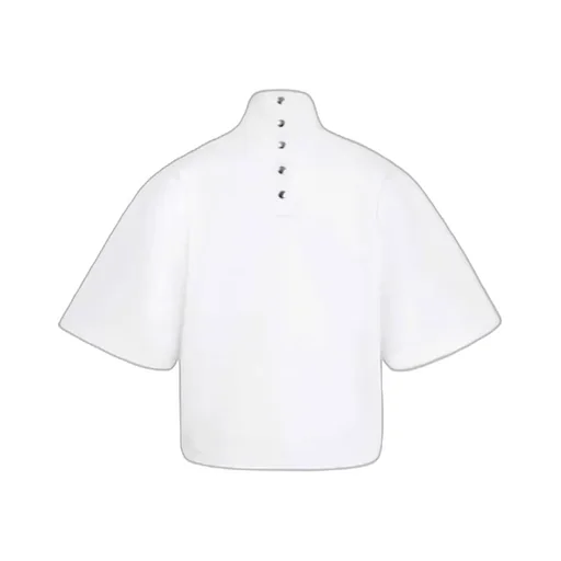 AlaÏA Ribbed High Neck T-Shirt