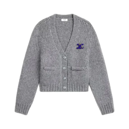 Cardigan In Cashmere And Silk