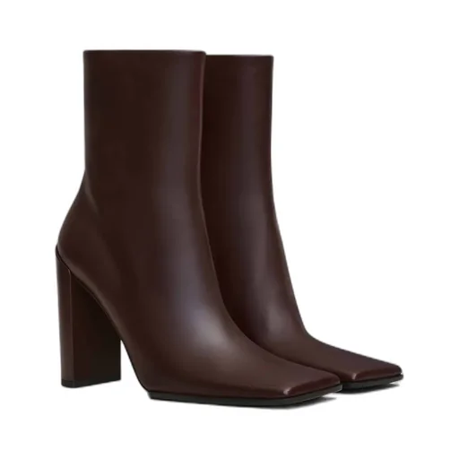 AlaÏA Block Heel Square-Toe Boots