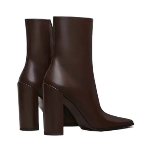 AlaÏA Block Heel Square-Toe Boots