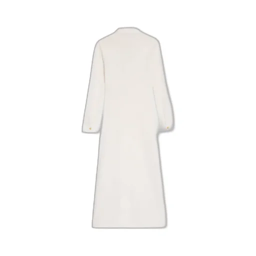 Midi Polo Dress In Crochet Cotton