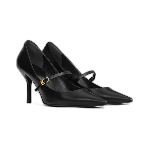 Celine Judy Strappy Pump In Calfskin