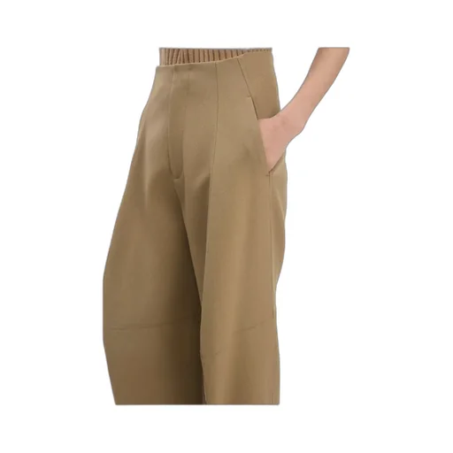 Victoria Beckham Straight-Leg Pleated Trousers