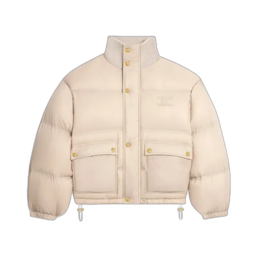 Puffer Jacket In Light Nylon