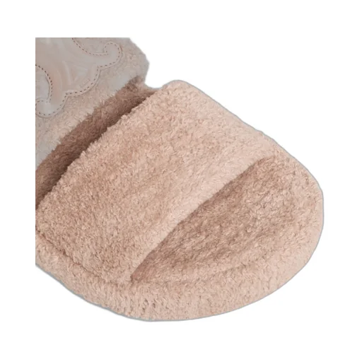 Triomphe Open-Toe Slippers
