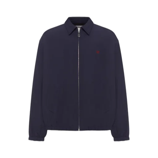 Blouson In Cotton And Wool Gabardine