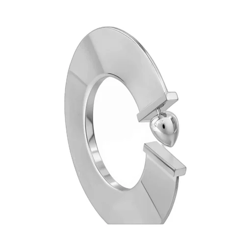 Alaa Blade Disc-Shaped Blade Hoop Earrings
