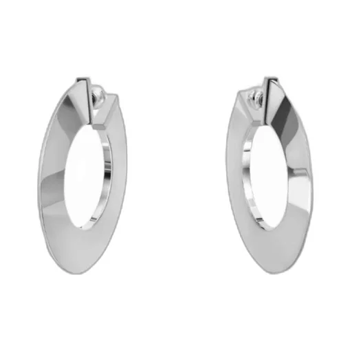 Alaa Blade Disc-Shaped Blade Hoop Earrings