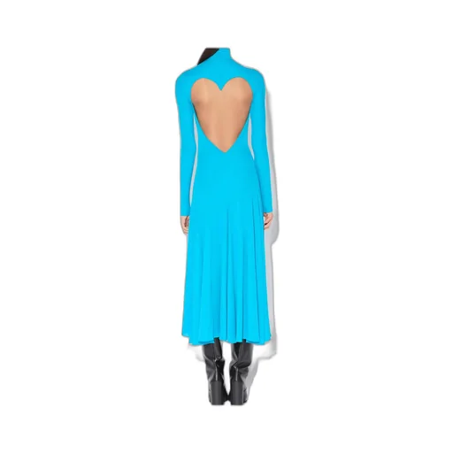 AlaÏA Fluid Jersey Heart Dress