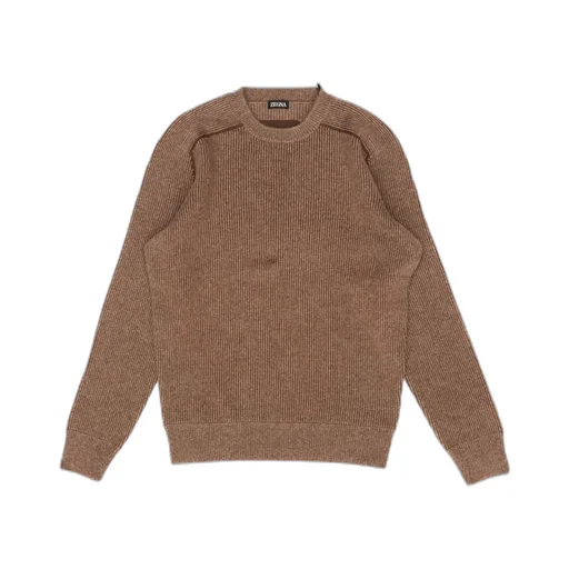 Zegna Long-Sleeved Crewneck Jumper