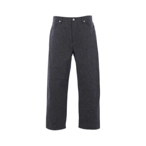 Jil Sander Logo Patch Straight-Leg Jeans