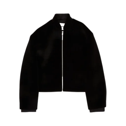 Cropped Bomber Jacket