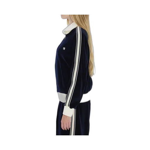 Tracksuit Jacket In Velvet Jersey
