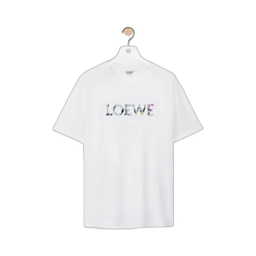 Loewe Logo Embroidered Relaxed Fit T-Shirt