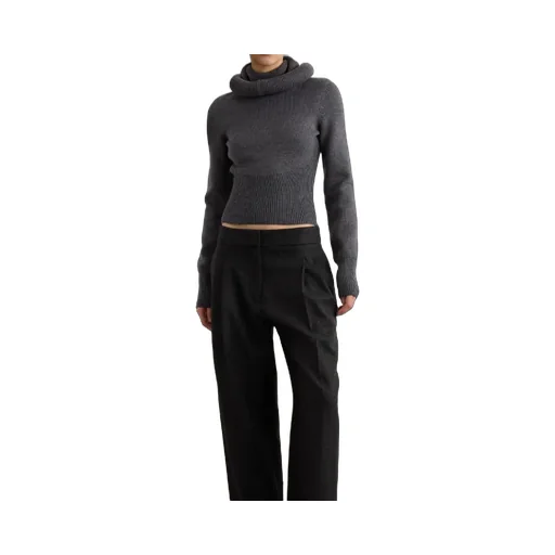 Hooded Roll-Neck Sweater
