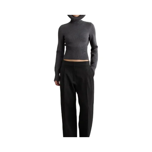 Hooded Roll-Neck Sweater