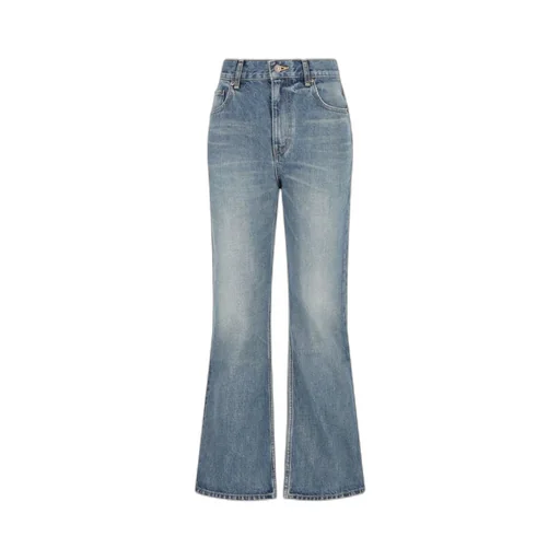 Waistband Denim Trousers