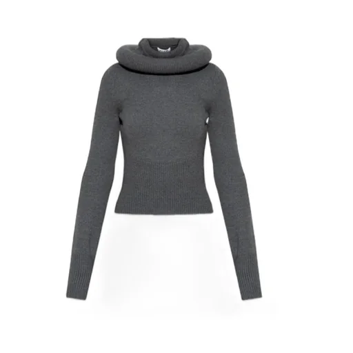 Hooded Roll-Neck Sweater