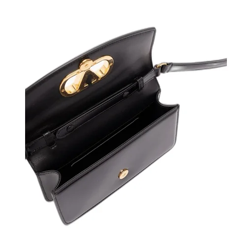 Vlogo Signature-Plaque Leather Shoulder Bag