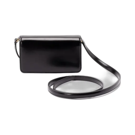 Vlogo Signature-Plaque Leather Shoulder Bag