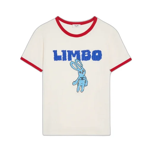 Regular T-Shirt In Ribbed Cotton Jersey