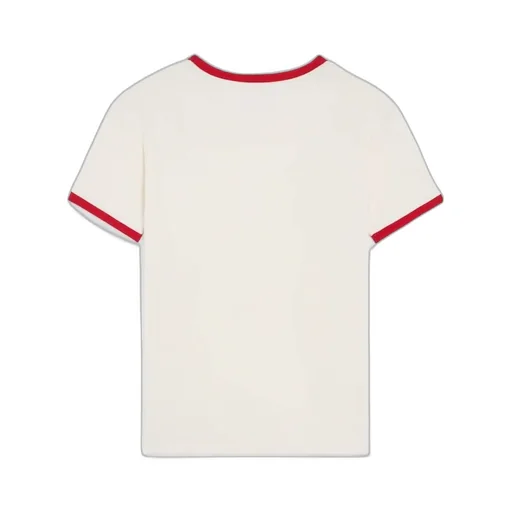 Regular T-Shirt In Ribbed Cotton Jersey