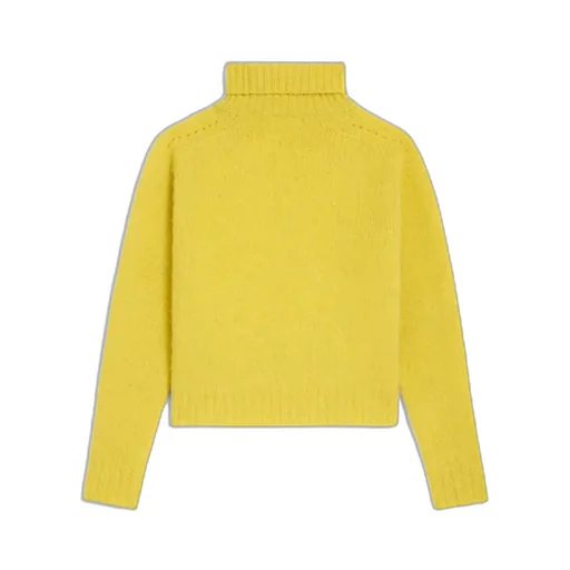 Turtleneck Sweater In Shetland Wool