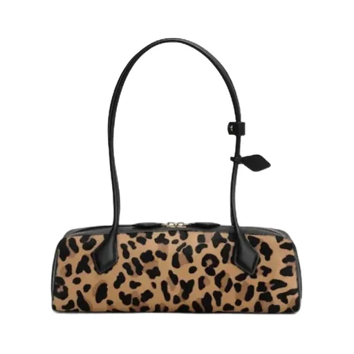 AlaÏA Le Teckel Leopard Printed Medium Bag