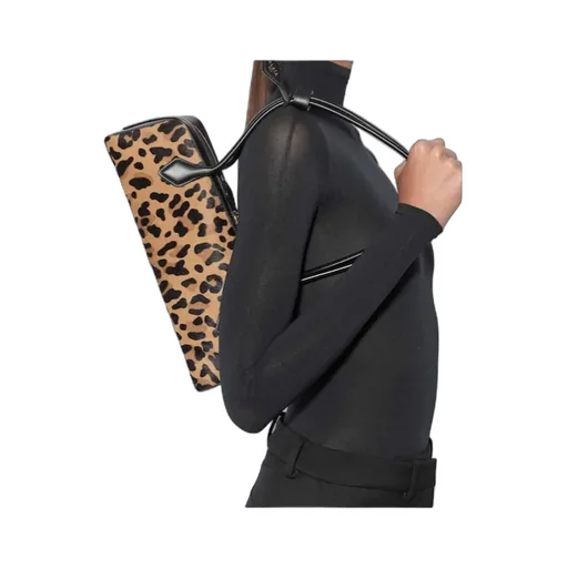 AlaÏA Le Teckel Leopard Printed Medium Bag
