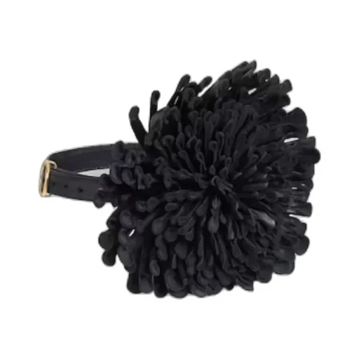 Floral Leather Chocker Necklace