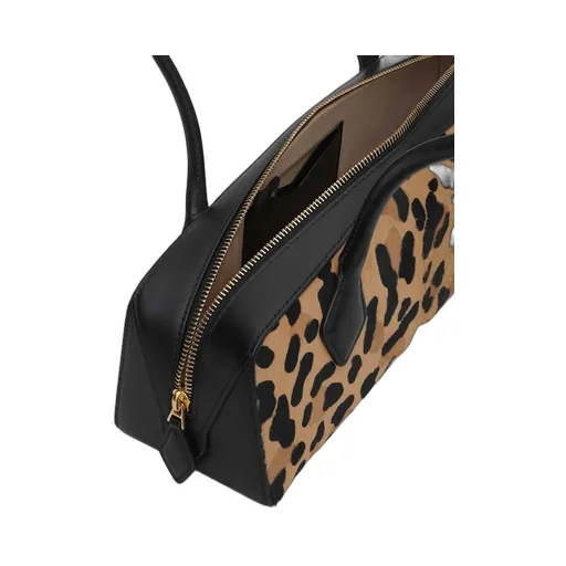 AlaÏA Le Teckel Leopard Printed Medium Bag