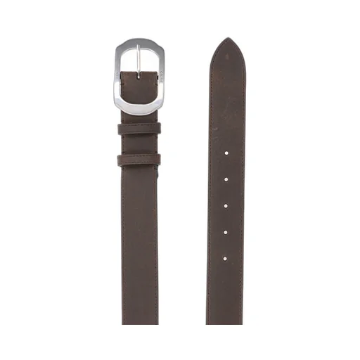 Bc-21 35Mm Belt In Suede Calfskin With Waxed Effect